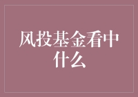 风投基金的关键投资因素