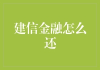 解读建信金融的偿还状况与策略