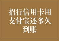 招行信用卡用支付宝还款，支付成功后多久到账？